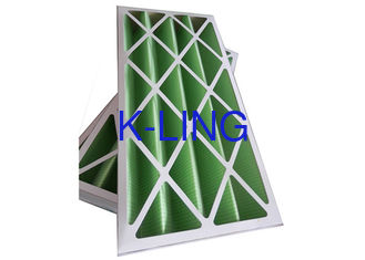 Sztywne, plisowane panele filtrów powietrza, filtr wstępny do pomieszczeń czystych G1 - G4 z kartonową ramą