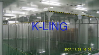 ISO8 Softwall Clean Room / Vertical Laminar Booth Air Unit with H14 HEPA Filter Unit