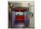 Prysznic powietrzny z szybkobieżnymi drzwiami z PCV w kolorze białym / czerwonym niebieskim