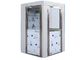 Narożnik drzwi skrzydłowych Cleanroom Prysznic powietrzny Automatyczne dmuchanie Kompaktowy i dźwięk w strukturze