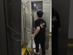 Zamówiony prysznic z czystych pomieszczeń ze stali nierdzewnej z systemem filtrów HEPA