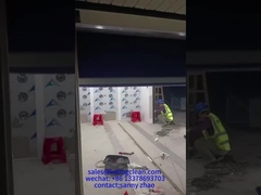 Energooszczędna kabina powietrzna do towarów z szybkimi drzwiami rolowanymi, nawiew z 3 stron