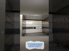 Prysznic powietrzny z szybkobieżnymi drzwiami PCV Czysty pokój z białym / czerwonym niebieskim kolorem