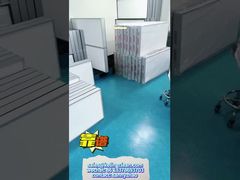 Mini-fałdowy filtr powietrza HEPA z włókna szklanego z klejem topliwym do zastosowań w przemyśle farmaceutycznym