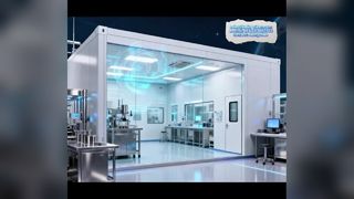 Modułowe pomieszczenie czyste dla mikroelektroniki z certyfikatem ISO