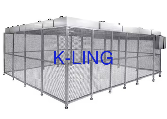 Dostosowany rozmiar przegrody Softwall Czyste pomieszczenie z ramy aluminium