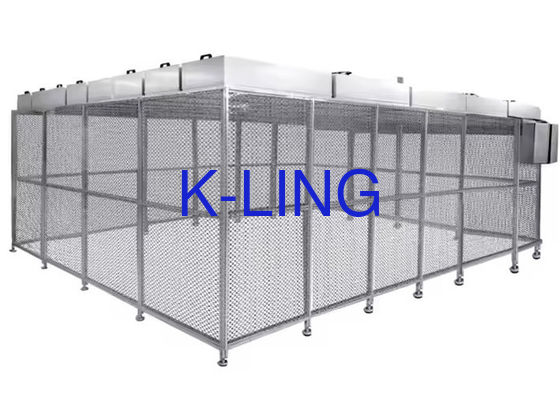 Zastosowany rozmiar Softwall Clean Room z ramą z aluminium i filmem PVC do kontrolowanych środowisk