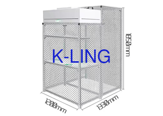 Aluminiowy ramy Laminarny przepływ Booth Laminarny przepływ Cleanroom H13-H14 HEPA Filter
