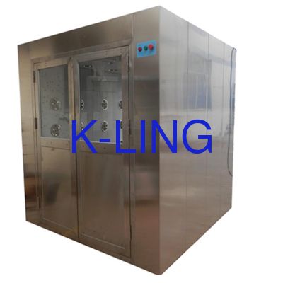 Moduł montażu Typ prysznic powietrzny ze stali nierdzewnej z H13 Mini-pleat HEPA Filter i przycisk awaryjnego zatrzymania