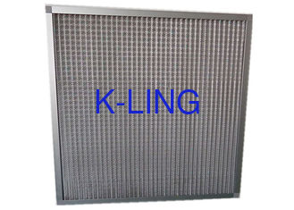System HVAC Metalowy filtr wstępny Filtr powietrza HEPA do pomieszczeń czystych, główny filtr dla przemysłu
