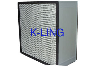 Zmywalny filtr powietrza HEPA do pomieszczeń czystych do systemu filtracji, rama z anodowanego aluminium