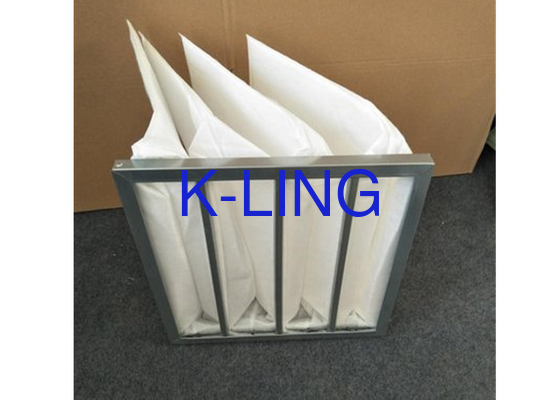Aluminiowa stopa ramy kieszonkowy filtr powietrza niskie ciśnienie początkowe wilgotność odporność
