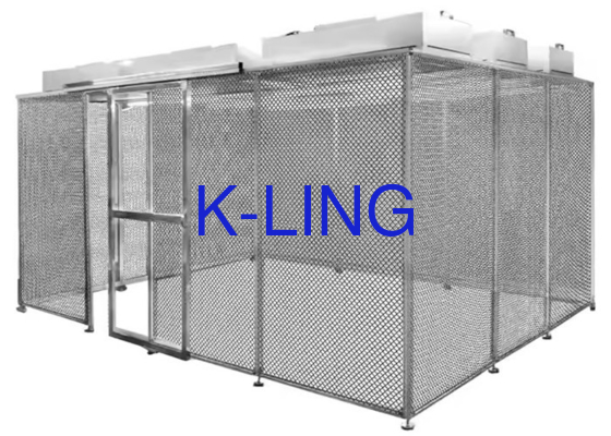 Dostosowany rozmiar przegrody Softwall Czyste pomieszczenie z ramy aluminium