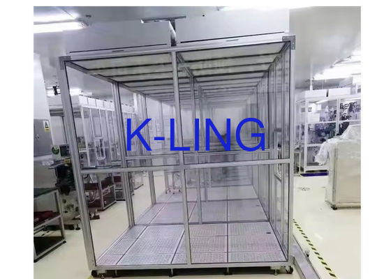 Moduł czystego pomieszczenia Softwall czystego pomieszczenia z oświetleniem LED i sterowanie PLC