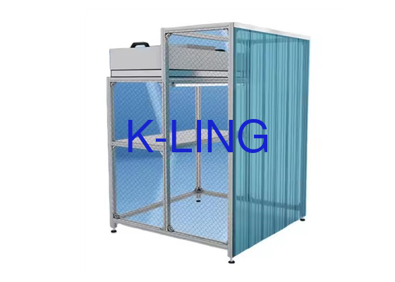 Aluminiowy ramy Laminarny przepływ Booth Laminarny przepływ Cleanroom H13-H14 HEPA Filter