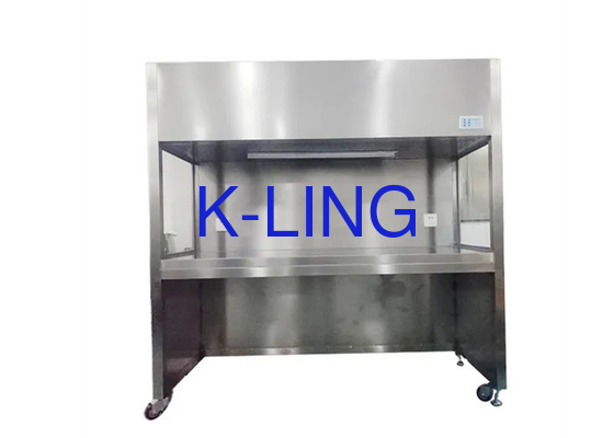 Dostosowalna ławka przepływowa laminowa o wysokości podstawy 650 mm i rozmiarze 2600x2400 mm