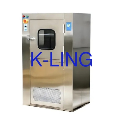 PLC Control Air Shower Pass Box w kolorze białym, dostosowany do wielkości dla kontrolowanego środowiska