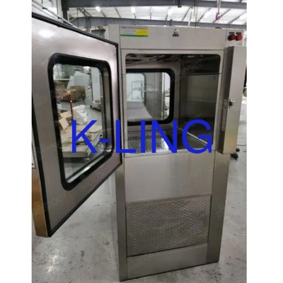 PLC Control Air Shower Pass Box w kolorze białym, dostosowany do wielkości dla kontrolowanego środowiska