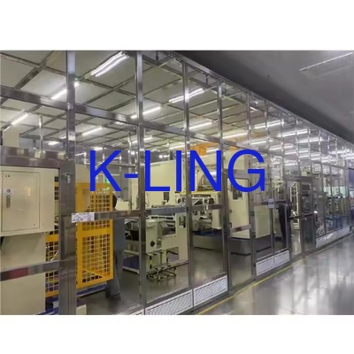 Łatwe do zainstalowania Softwall Clean Room Class 10-10000 Czystość 0,45m/s Prędkość wiatru