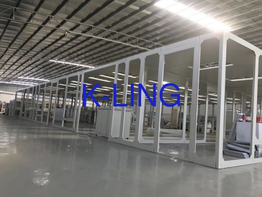 Customized Dust Free Clean Room with Powder Coated Steel Frame and Less Than 65 DB Noise Level