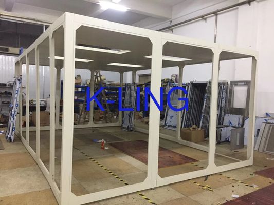 Class 1000  Organic Glass Wall Material Module Cleanroom For laboratory cleanroom