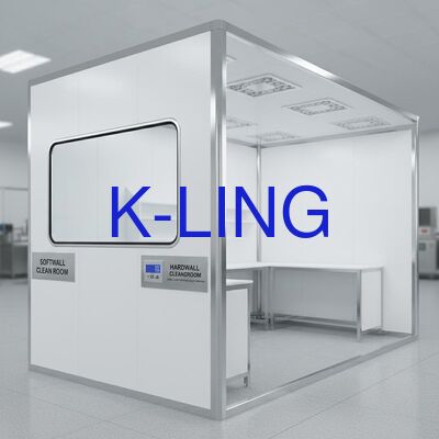 Modułowe pomieszczenie czyste z filtrem HEPA 99,995%@0,3um Wydajność dla środowiska wolnego od pyłu i instalacja modułowa