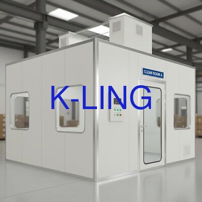 Modułowa Czysta Komora z Filtrem HEPA i Prefiltrem, Panel Warstwowy z Wełny Mineralnej Szkło-Magnez 50mm, i Klasa Czystości ISO5 do ISO8