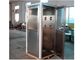 Kierunek drzwi typu L Prysznic powietrzny do pomieszczeń czystych z niestandardową szerokością dla czystego obszaru