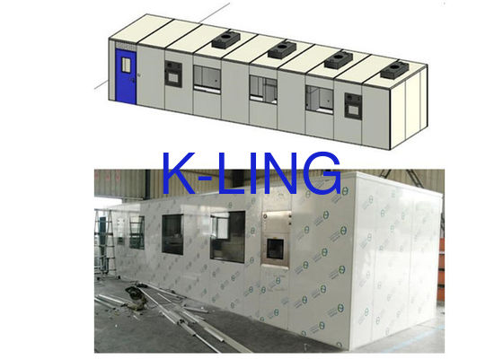Modułowa Czysta Komora z Filtrem HEPA i Prefiltrem, Panel Warstwowy z Wełny Mineralnej Szkło-Magnez 50mm, i Klasa Czystości ISO5 do ISO8