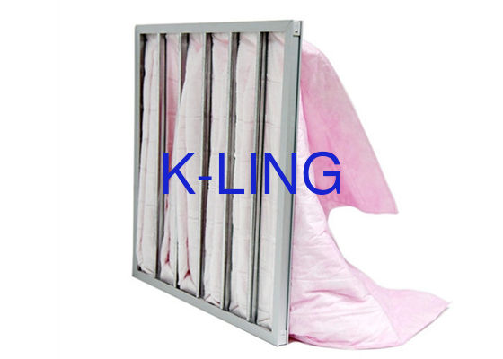 F5-F9 Kieszonkowy filtr powietrza o średniej wydajności z włóknem syntetycznym