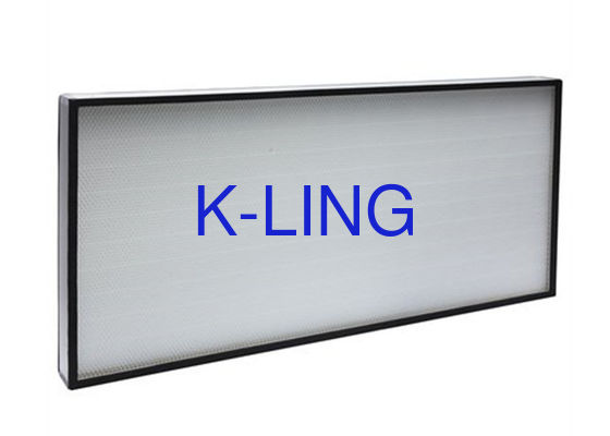 ULPA Filtr z włókien szklanych z ramą ze stopu aluminium i klejem gorąco topionym