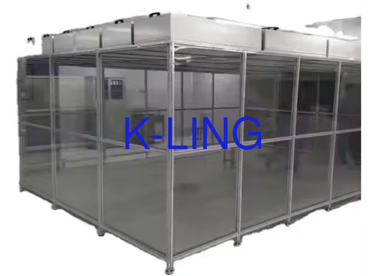 Jasny i oświetlenie Modularne Aluminiowe ramy Softwall czysty pokój