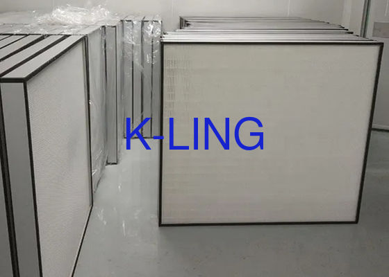 Przepływ powietrza HEPA Filtr powietrza o wydajności 99,995% i prędkości powietrza 0,45 m/s