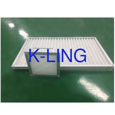 Konstrukcja filtrów paneli z PU Foam Medium Material Pleated Panel Filtry powietrza G1-G4 Efektywność
