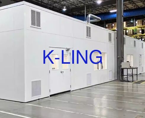 Sandwich Panel 50mm Module Cleanroom Featuring ISO5 ISO6 ISO7 ISO8 Purification Rank for Industrial