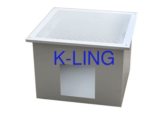 Zasilanie świeżym powietrzem Powlekana proszkowo stalowa obudowa filtra HEPA do fabryki elektronicznej