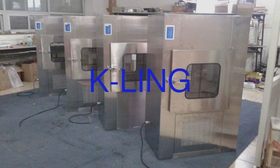 Pomieszczenie prysznicowe ze stali nierdzewnej z czystym powietrzem do żywności ze standardem QS