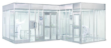 Prefabrykowany modułowy czysty pokój 220V 50HZ klasy 10000 do montażu elektroniki