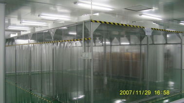ISO8 Softwall Clean Room / Vertical Laminar Booth Air Unit with H14 HEPA Filter Unit