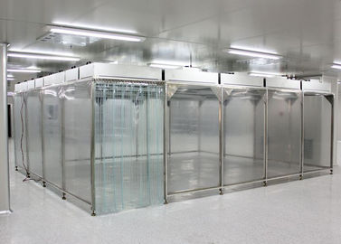 Klasa 10000 Microelectronics Softwall Clean Room With Fan Filter Unit