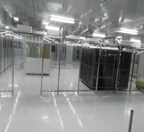 ISO6 PVC Kurtyna Laminar Flow Softwall Clean Booth With Mini - Pleats HEPA Filter
