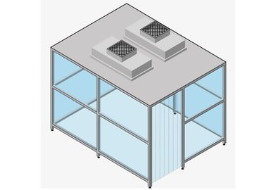 Laboratoryjny pokój do czyszczenia softwall z filtrami HEPA / ruchomą kabiną do czyszczenia