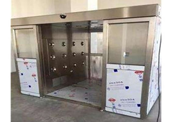 Automatyczny tunel prysznicowy z podwójnymi drzwiami przesuwnymi Sterowanie PLC
