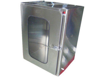 Skrzynia ze stali nierdzewnej Cleanroom Pass Clean Room Elektryczna szafka wewnętrzna 110 V / 50 Hz