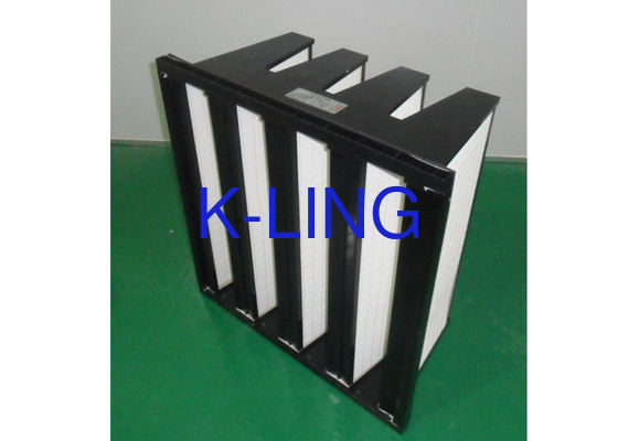 Filtr ISO Purify V Filtr bankowy Plastikowa rama z dużą objętością powietrza