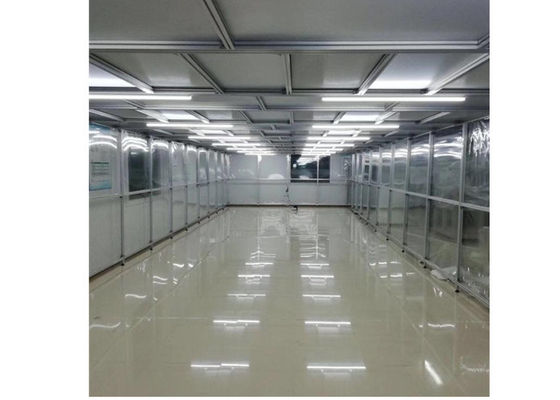 PLC Control Class 100 Softwall Clean Room Dostosowany rozmiar z roczną gwarancją