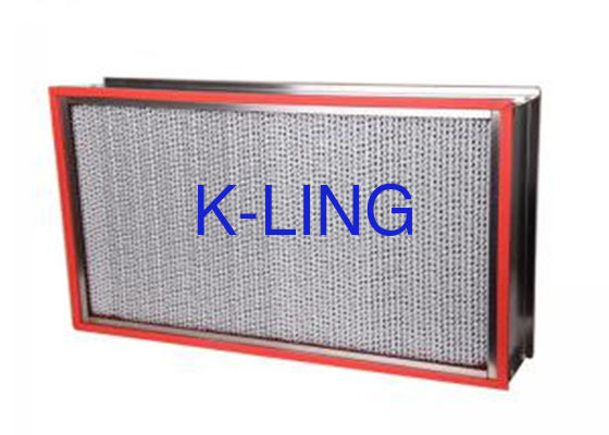 Wysoka temperatura 250 ℃ Filtr wylotowy pieca do pieczenia Czerwony klej silikonowy