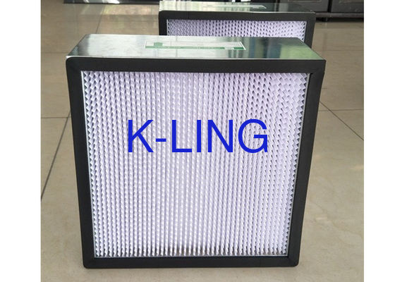 Separator tektury Filtr powietrza HEPA z głębokimi zakładkami do szpitalnej wydajności H13 lub H14