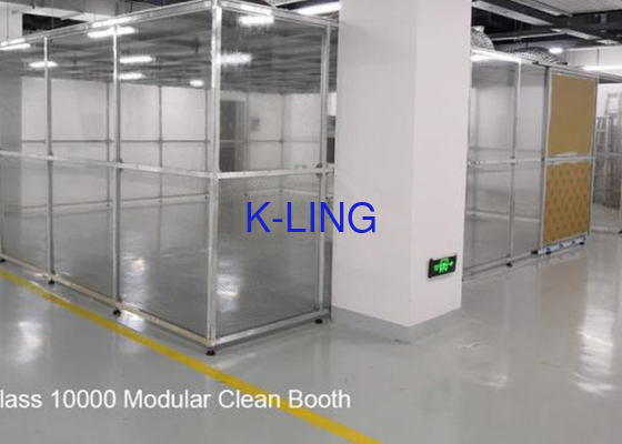 Farmaceutyczna Softwall Clean Booth FFU Sprzęt do pomieszczeń czystych Rama aluminiowa